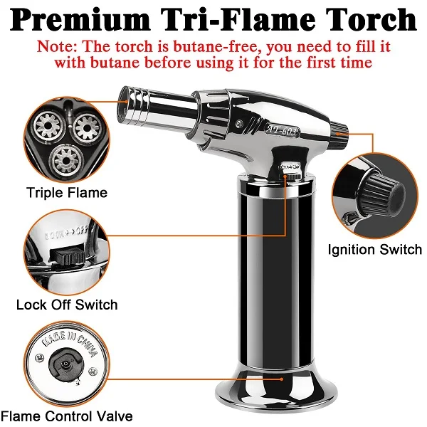 Whiskey Infuser Cocktails Smokers with 2 Whiskey Stones Smoker Kit with 6 Flavors Wood Chips Cocktail Smoker Kit with Torch