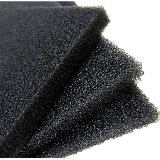 Activated Carbon Sponge Filter Odor Absorbing Carbon Filter Material