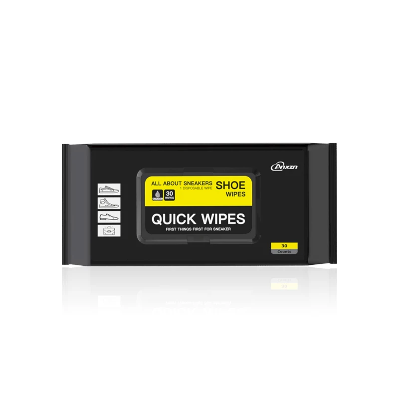 Disposable Thick Nonwoven Cleaning Sneaker and Care Dissolving Wipes Sport Shoes Wet Wipes