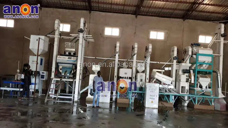 ANON cost-effective 20-30 tpd rice milling equipment on alibaba brain rice milling machines rice mill machine japan