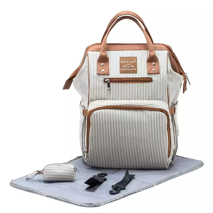 BSCI Best diaper bags eco friendly mother baby 3 in 1diaper backpack bag