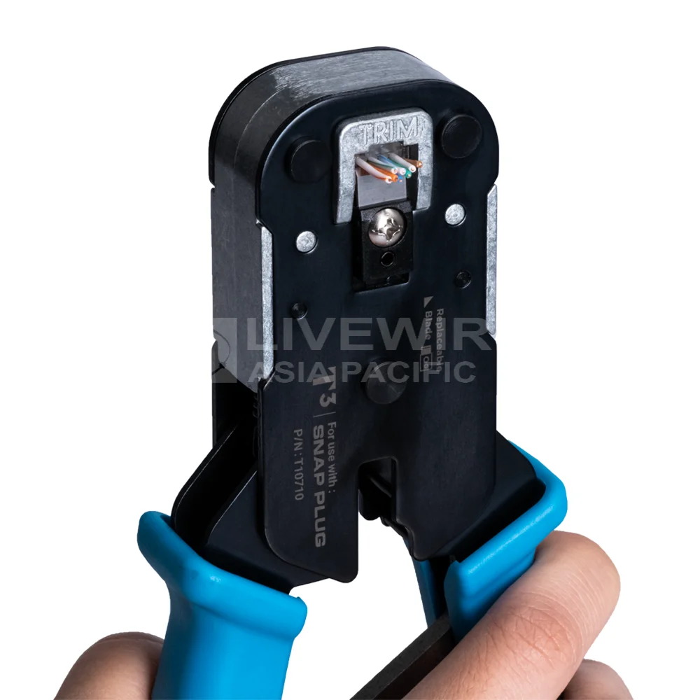 Professional Heavy Duty Passthrough cable crimping tool