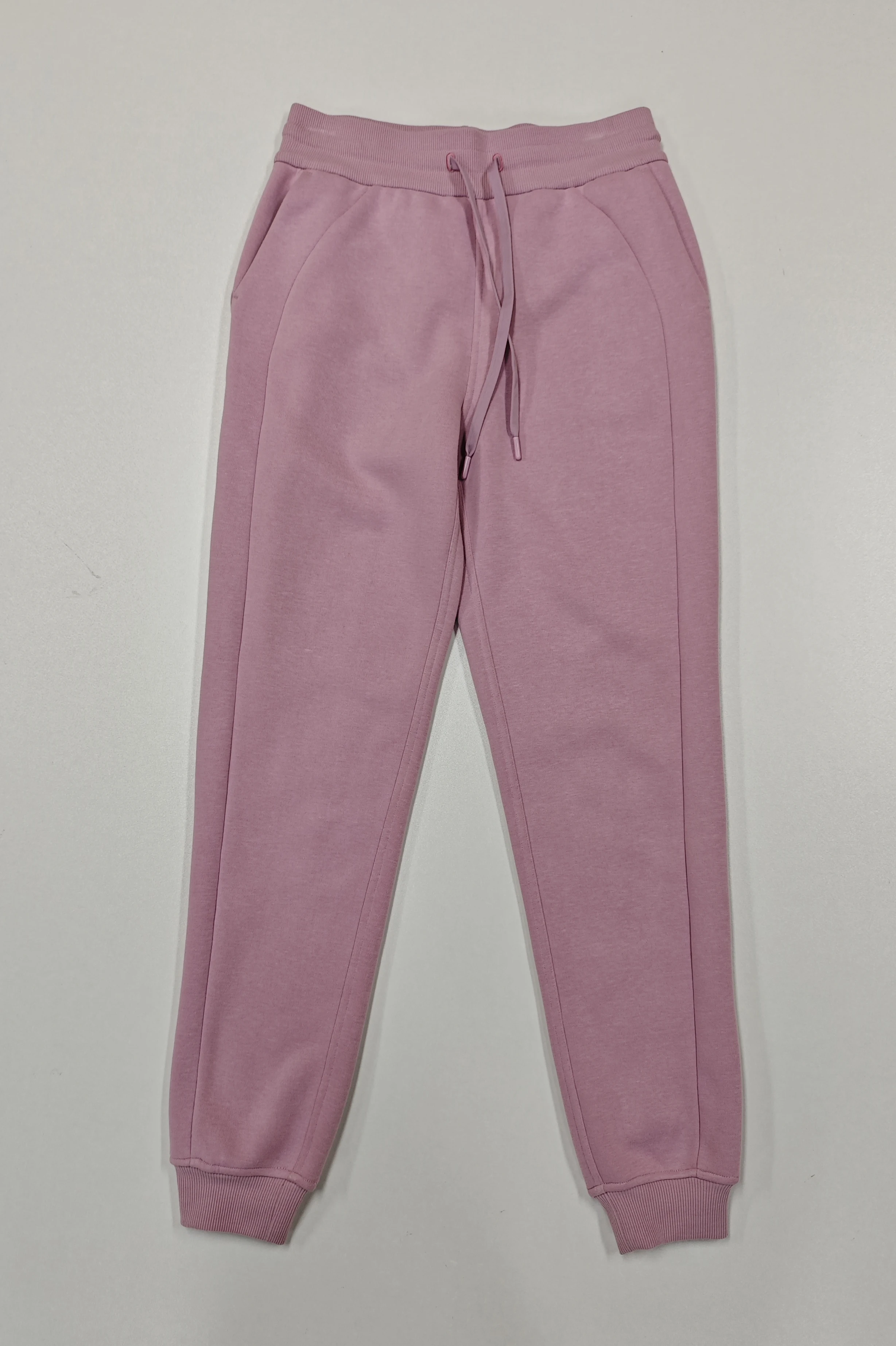 New Arrival Outdoor Fleece Lined Drawstring Tapered Legs Sports Pants With Pockets Training Blank Plus Size Jogger For Women