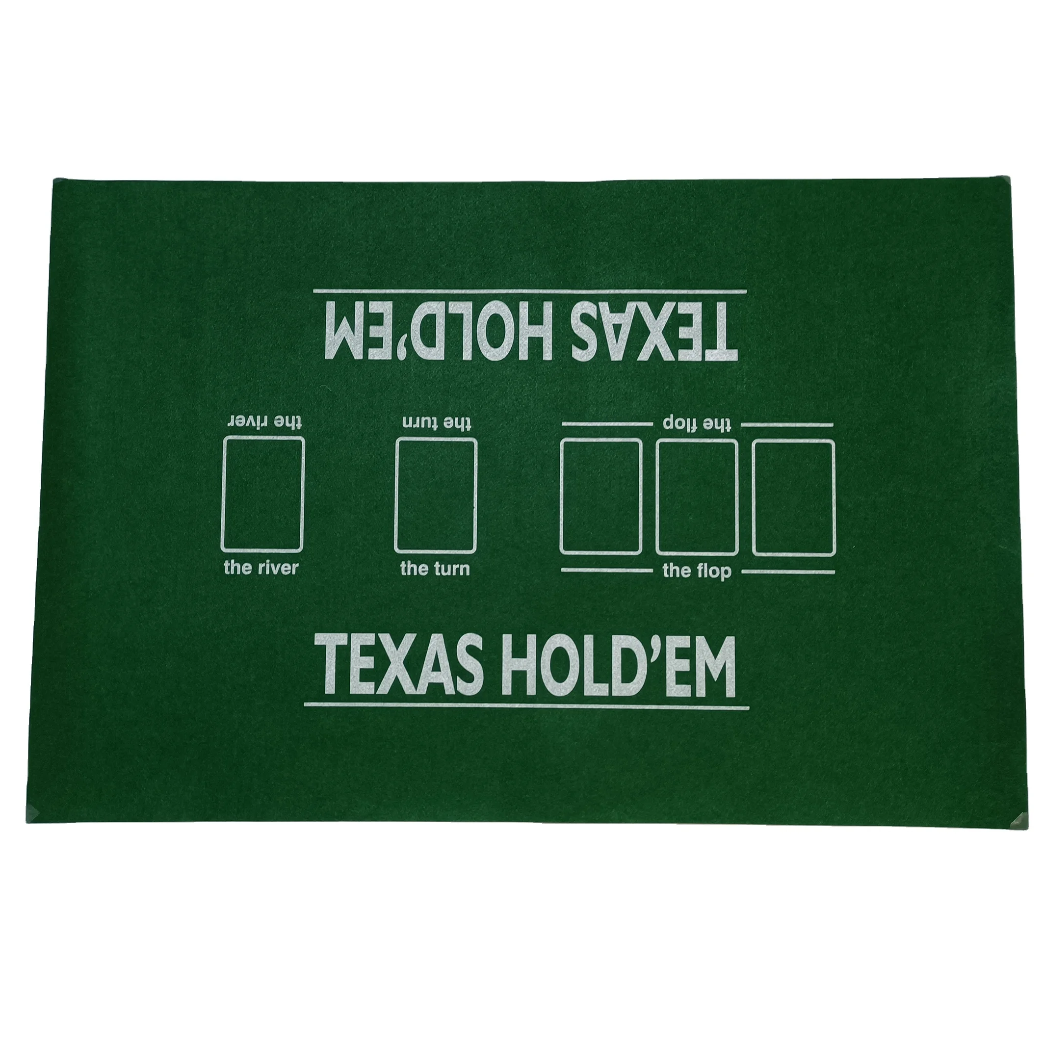 Poker Accessories Board Game Tablecloth Desktop Digital Printing Suede Casino Layout Rubber Poker Mat