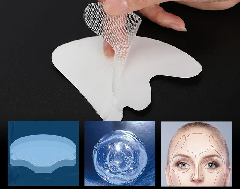 Reduce nasolabial folds anti wrinkles firming nourishing hyaluronic acid microcrystalline lifting decree patch
