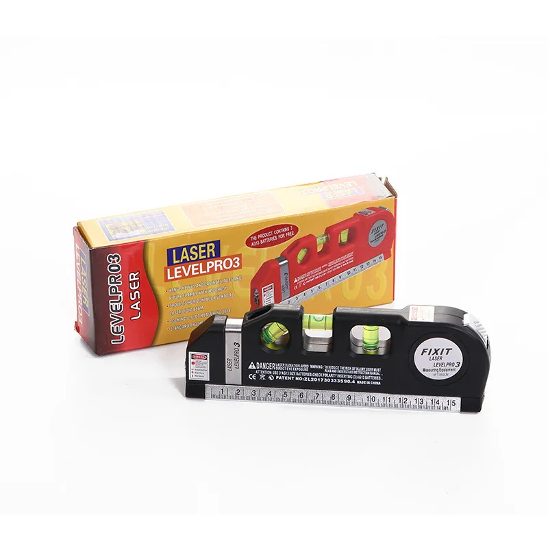 Cheap Laser Level Multifunction Precise Horizontal And Vertical Cross Line Laser Level with tape measure
