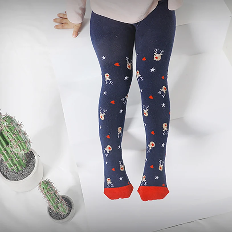 colorful happy cute fashion kids children chinese girl shiny pantyhose