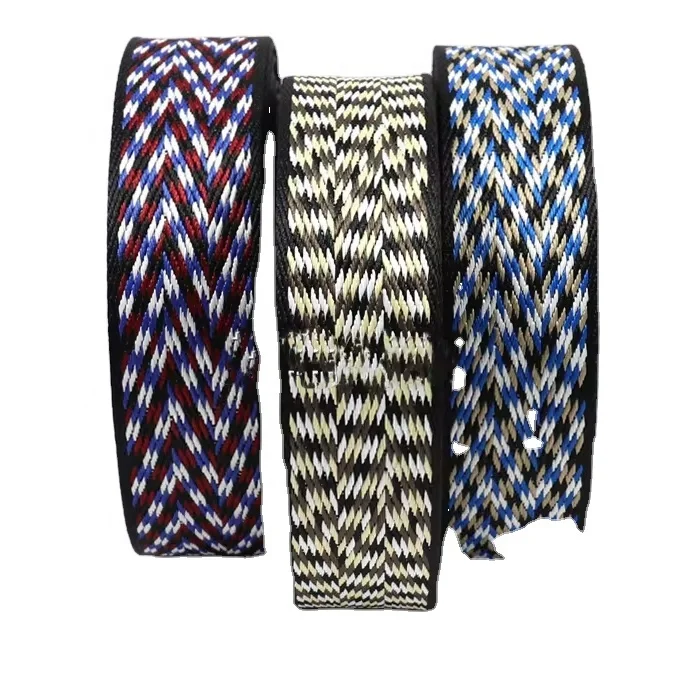 braided webbing multicam webbing custom printed nylon webbing belt