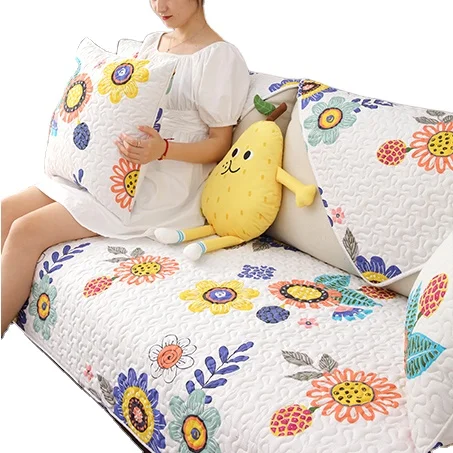 
Solid Corner Sofa Covers Couch Stretch Sofa Towel L Shape Spandex Slipcovers digital printing sofa cover 