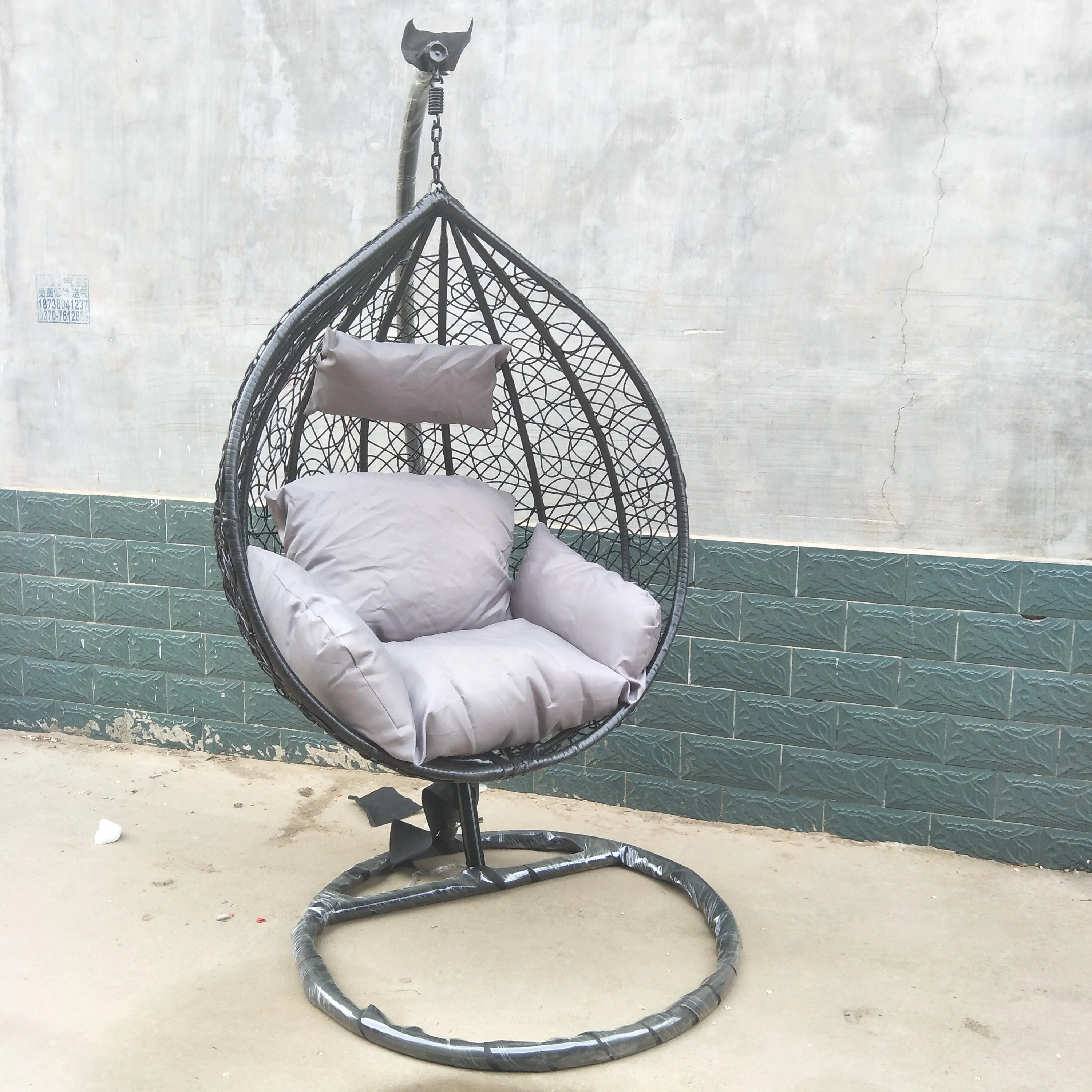 Cheap  Patio Hammock  Hanging Swing Chair With Pillow Porch Garden Swing Chair