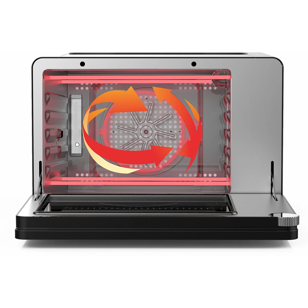 New Design 22L Digital Roast Chicken 9 Functions Visible Cooking Smart Air Fryer Oven