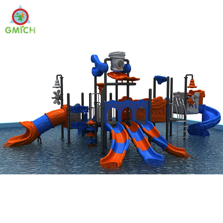 JMQ-M002 China factory mini water park water play equipment plastic water playground for sale