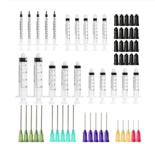 1/3/5/10/20ml Syringes With Blunt Tip Needles & Caps