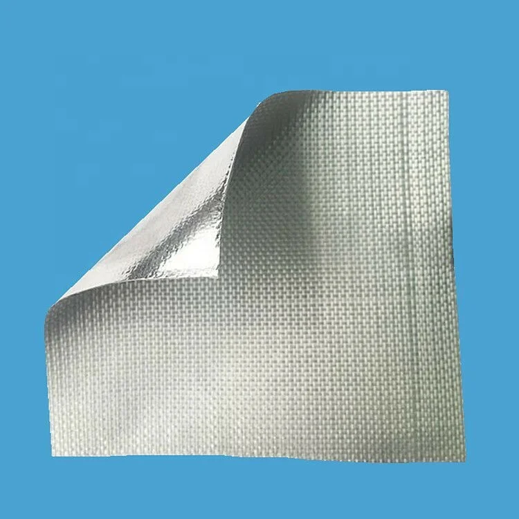 heat insulation facing aluminum foil back fiberglass cloth