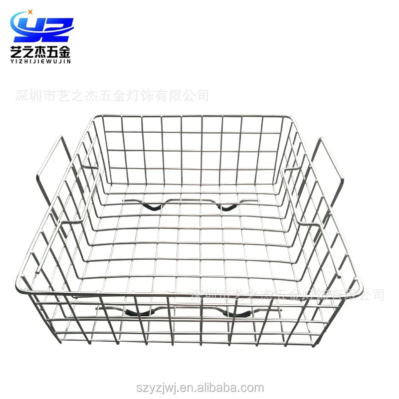 Customized wire Sturdy Steel Diversified  Extra Wall-Mounted Neatening Basket for Storage & Organization