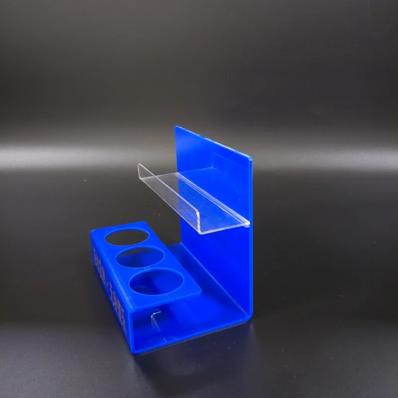 Custom  Countertop 3 Bottles Acrylic Beverages Drink Display Stand