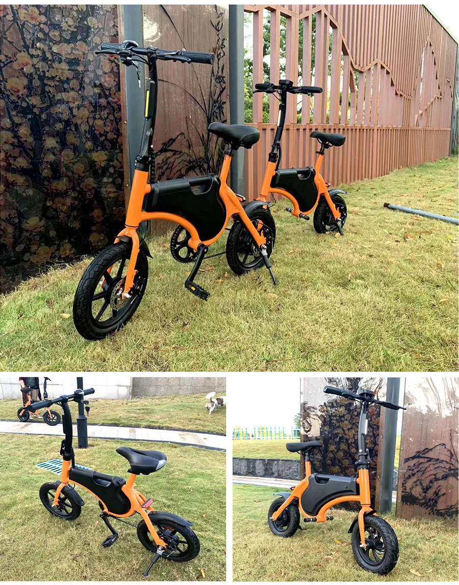 Factory direct electric bicycle drop shipping Wholesale Price Lithium Battery scooters Front Pole Folded Electric Bike