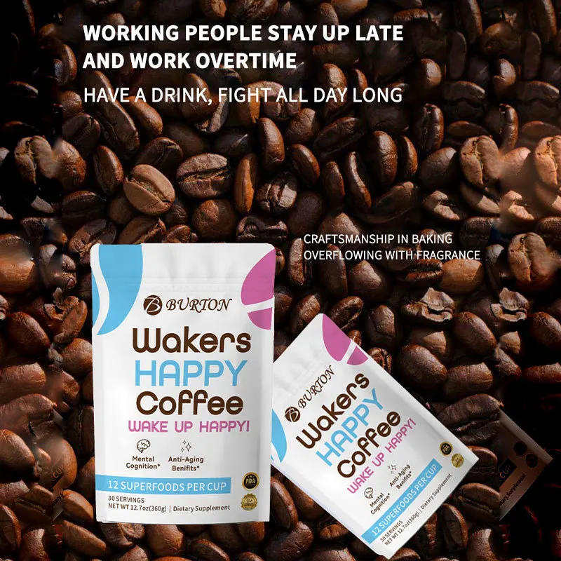 Wholesale bagged hot-selling sour mushroom coffee chocolate flavor