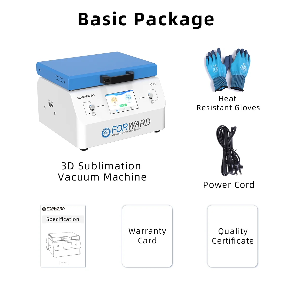 FORWARD Popular Printing machine 3d sublimation vacuum heat press machine phone case