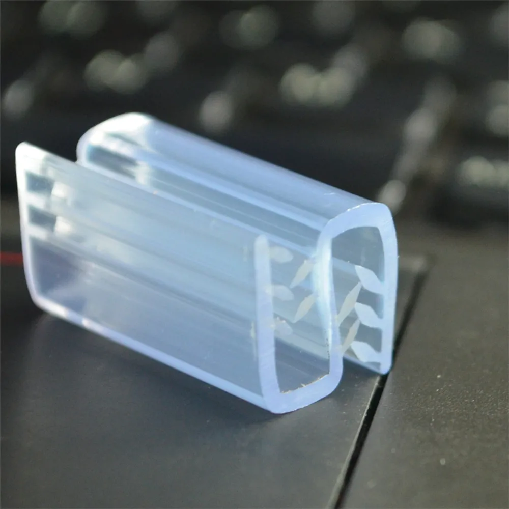 Custom PVC Shelf Plastic Strip Hook Grip Sign Clip POP Label Holder Supermarket Shelf Price Tag Sign Clamp Shelf Price Talker