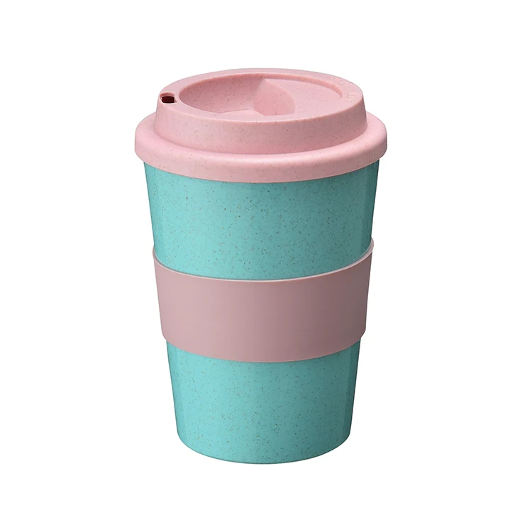 High Quality Plastic Colorful Beer Milk Coffee Insulated Leakproof Travel Mug