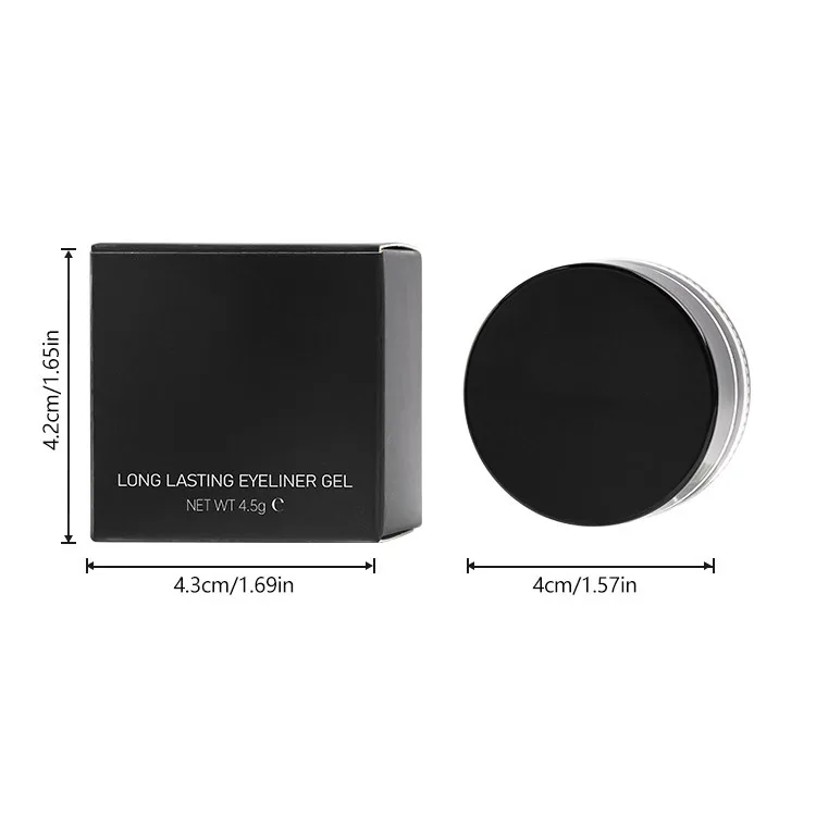 Wholesale custom logo makeup colorful eyebrow pomade vegan eyeliner gel waterproof colorful eyebrow gel