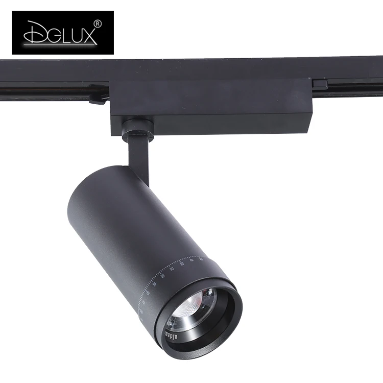 DGLUX COB Shop Focus Lamp Retail Spot Lighting Fixtures Spotlights Linear LED Track Light