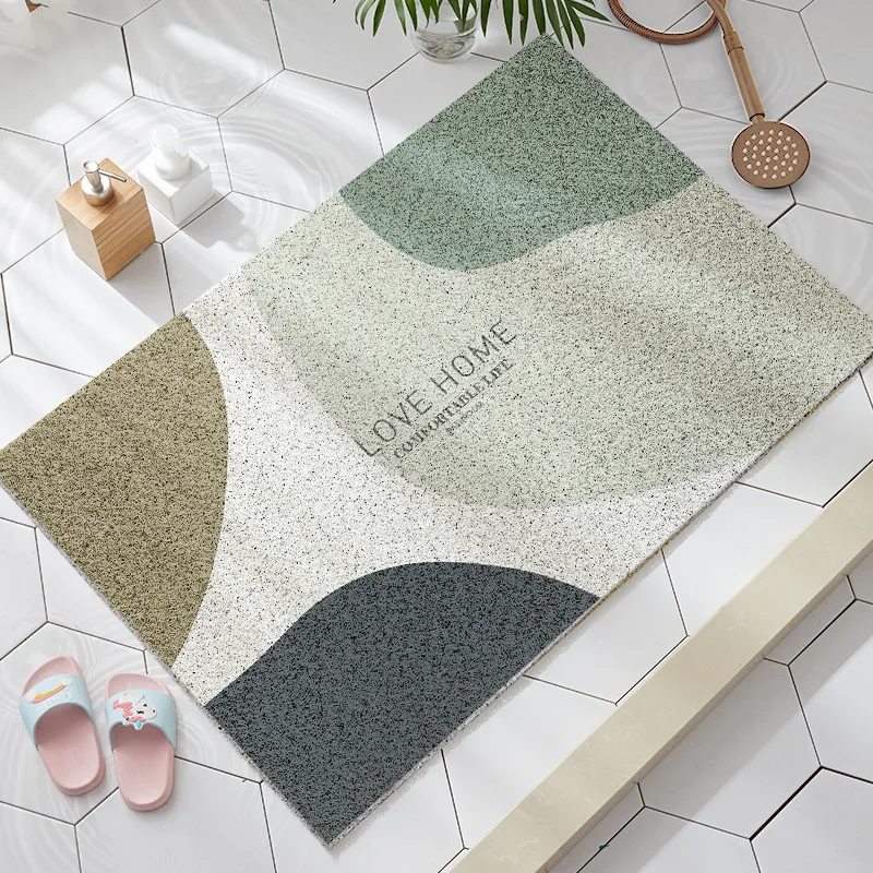 Soft Textured Easy to Clean Shower Mat Custom Logo Bathmat Hydro ,Eco-Friendly Drain Bath Mats for Hotel