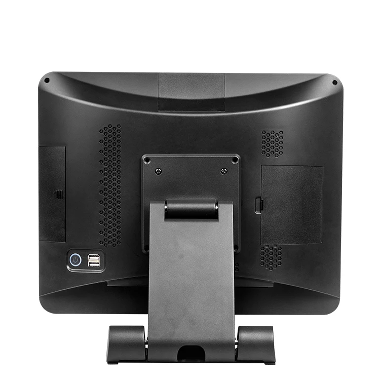 Restaurant Cash Register Billing Pos System All-in-one Folding Bracket 15/15.6 Inch Touch Screen Sale for Retail