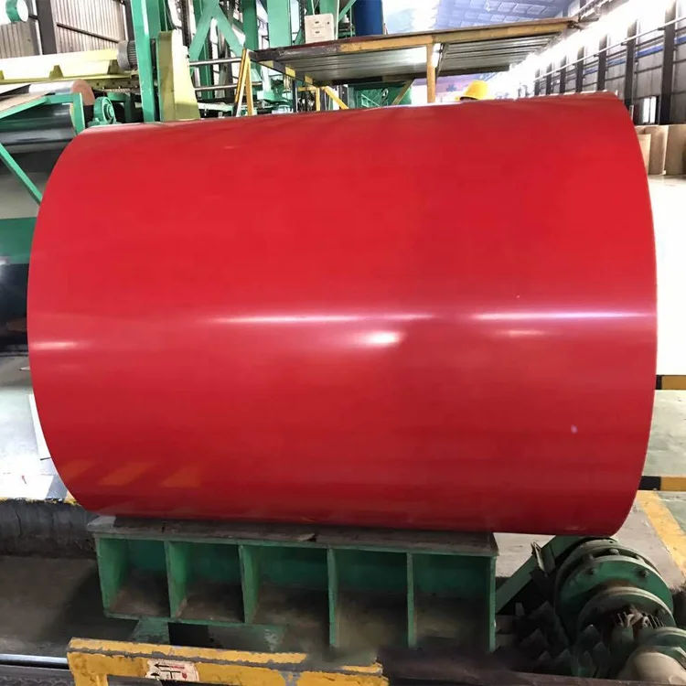 Cold rolled ppgi galvanized color coated precoated galvanized steel soft green red top White Blue