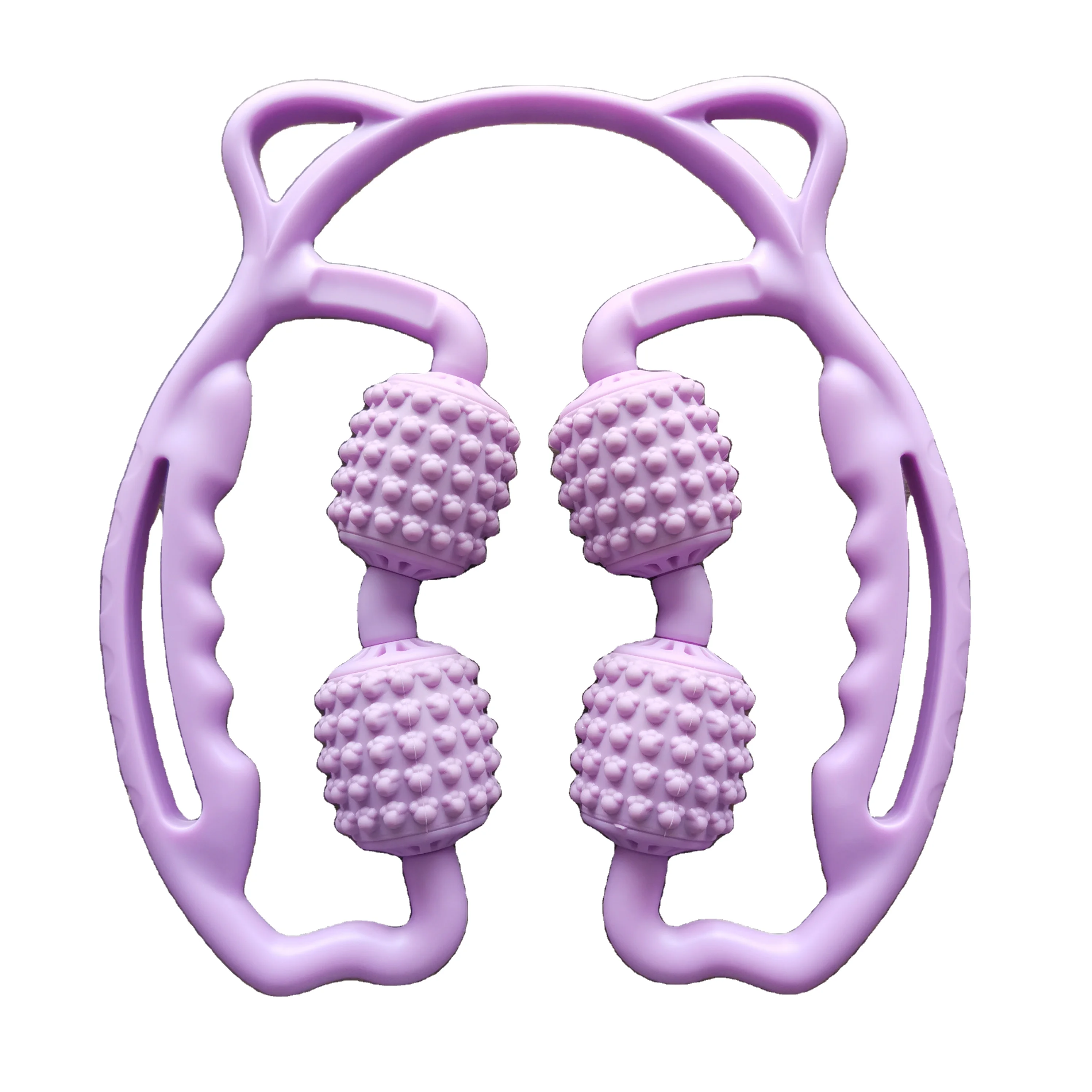 lovely Plastic My Neighbor Totoro shape Yoga Multi-Function  exercise indoor Roller Massager