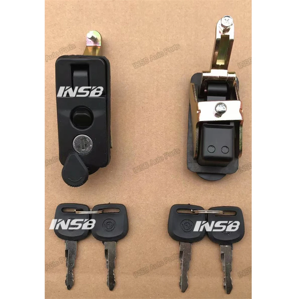 Chinese Bus Side Door Lock Kinglong Zhongtong Higer Bus Tool Box Lock for Yvtong ZK City Bus Spare Parts Coach Parts INSB17-021