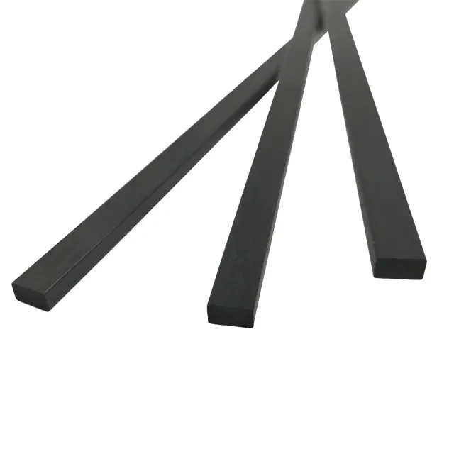 Solid Carbon Fiber Guitar Truss Rods 4mmx7mmx1000mm Light Weight Sport Equipment for Sports and Music