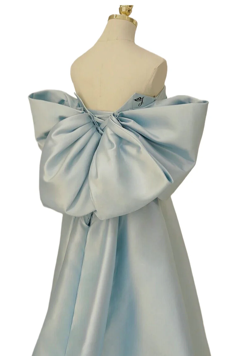 SMO women birthday dresses sexy prom dresses blue elegant formal woman dress