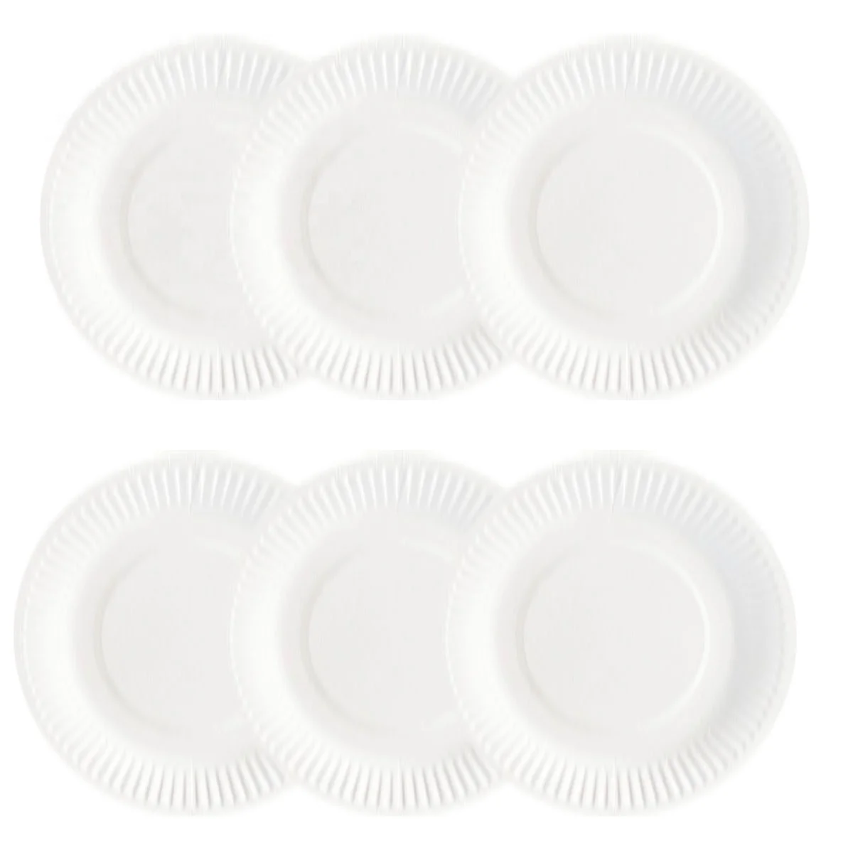5' 6' 7' 8' 9' 10' White Paper Plates Wedding Birthday Party Disposable Plates Disposable Tableware Paper Tray Plates
