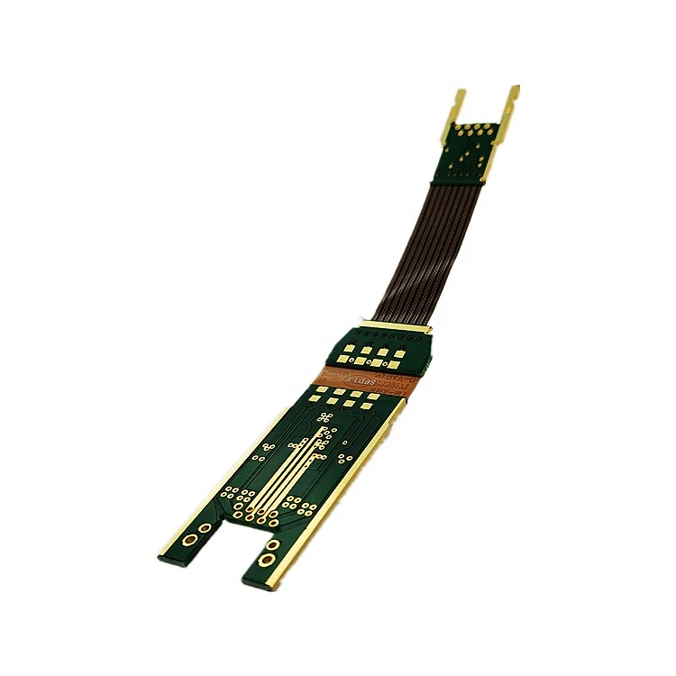 Fpc Manufacturer Online Data Board Fpc 50pin Cable For Dvd Green Silver Copper Layer Chip Surface Solder