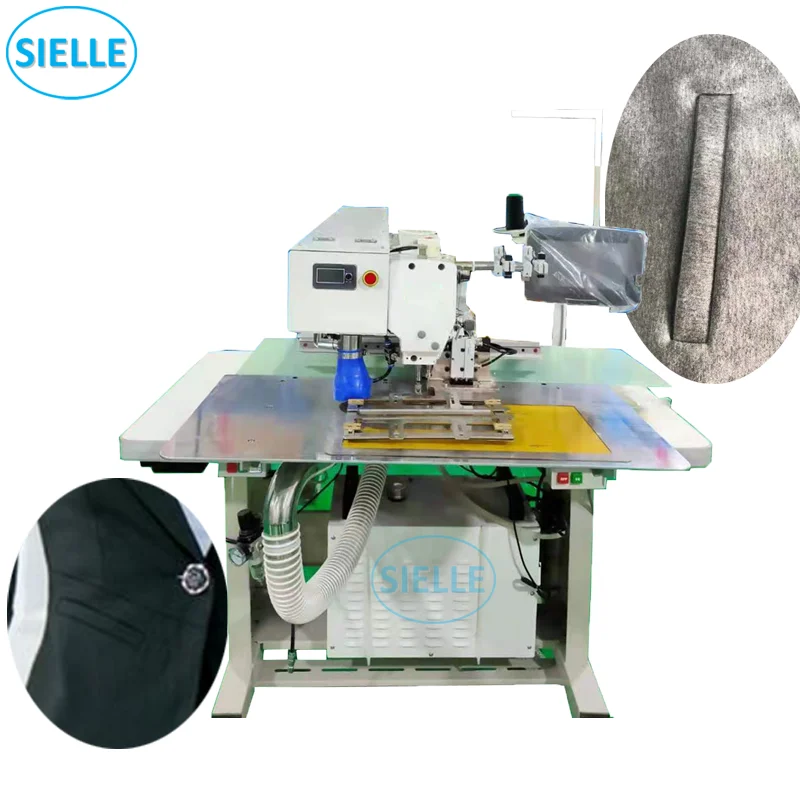 Автоматическая Лазерная карманная швейная машина для изготовления карманов и курток