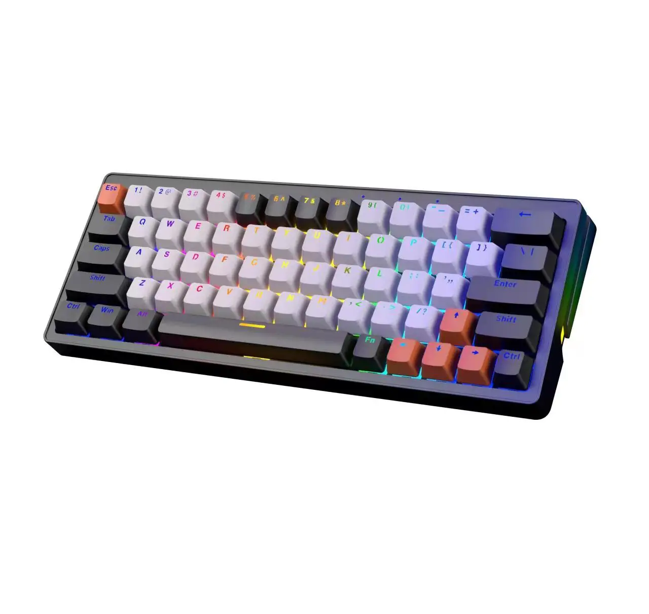 Wired RGB Gaming Mechanical Keyboards RGB Backlight Wired Gaming Mechanical Keyboard for Gamer