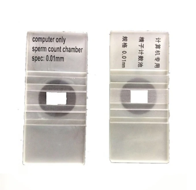 hospital medical blood counting chamber with bright line blood collection counting chamber coverslip