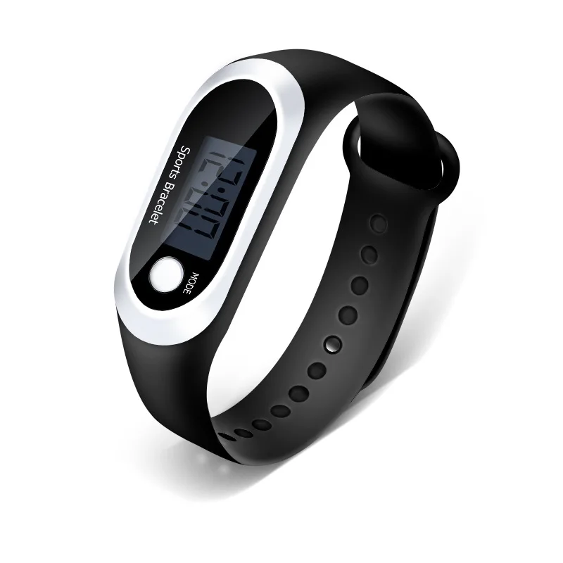 New Arrival Fashion Multifunctional Pedometer Women Men Students LED Electronic Silicone Band Watch