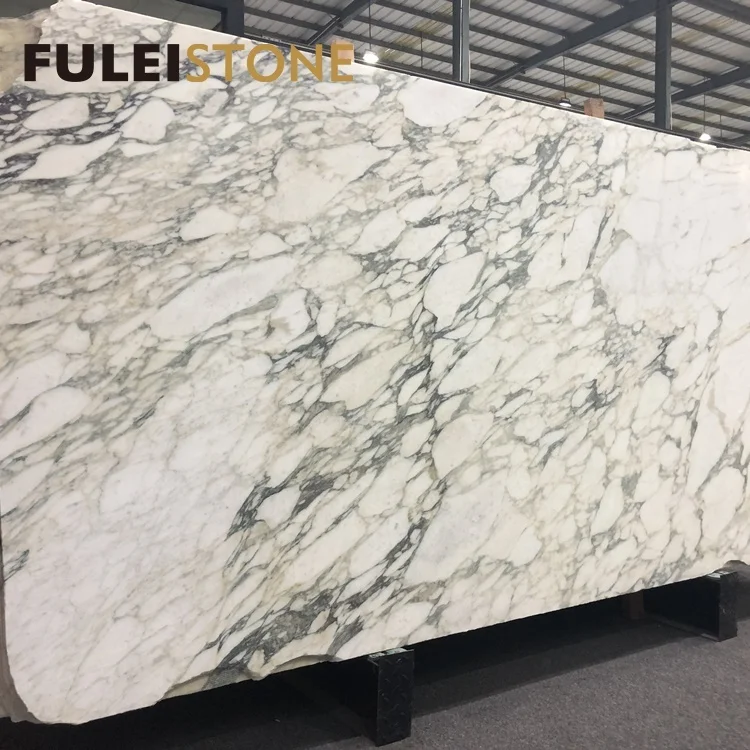 Italy Calacatta Antica White Marble with green veins