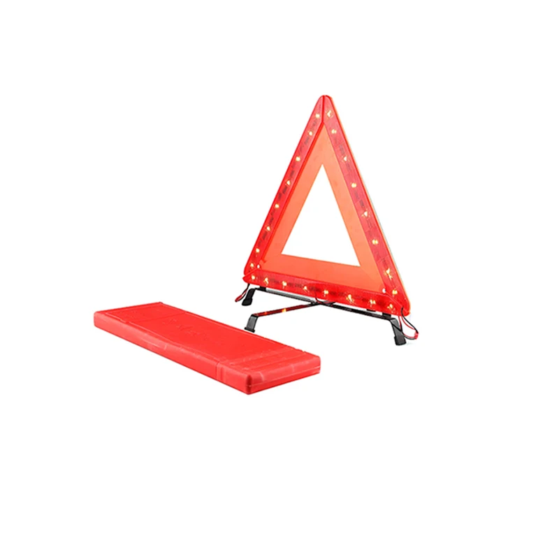 Импорт Автоаксессуары Цыси заводе транспортного средства аварийного автомобиля знак аварийной остановки треугольной формы со светодиодной подсветкой
