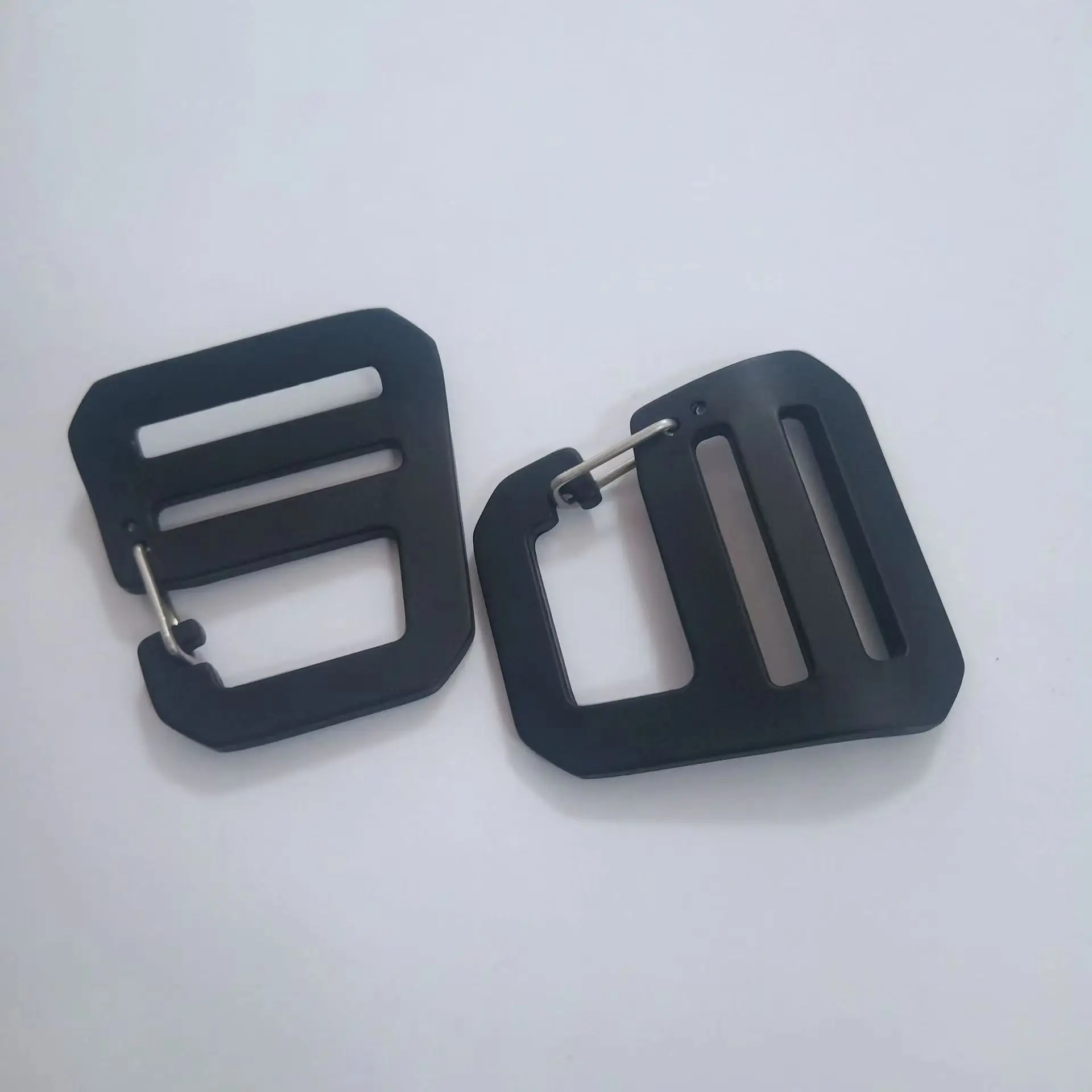 Metal G Hooks Webbing Buckles Strong Quick Release Buckles for Belt Hook Aluminum Strap Slider Backpack Straps Webbing