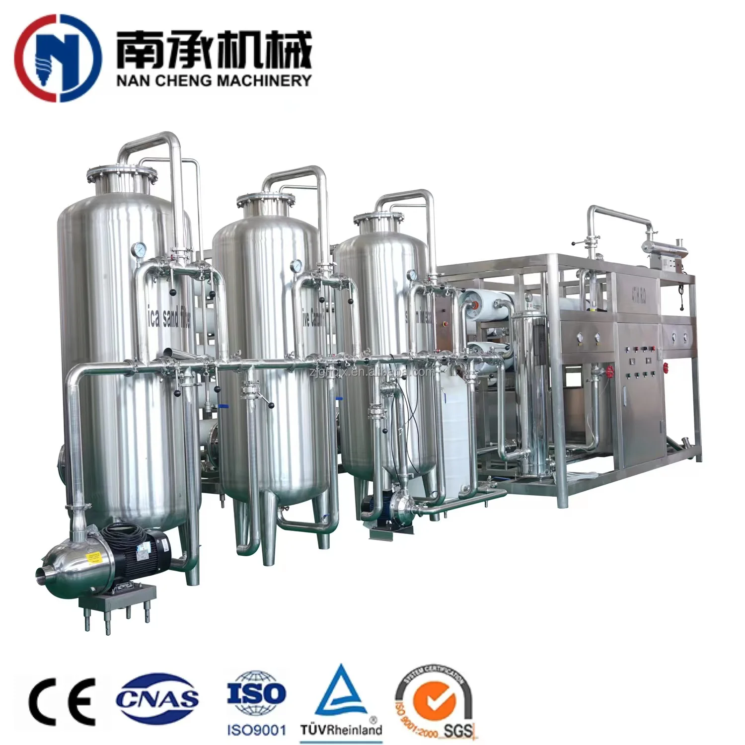 Water Purification System RO Filtration Plant Reverse Osmosis Drinking Water Treatment Machine