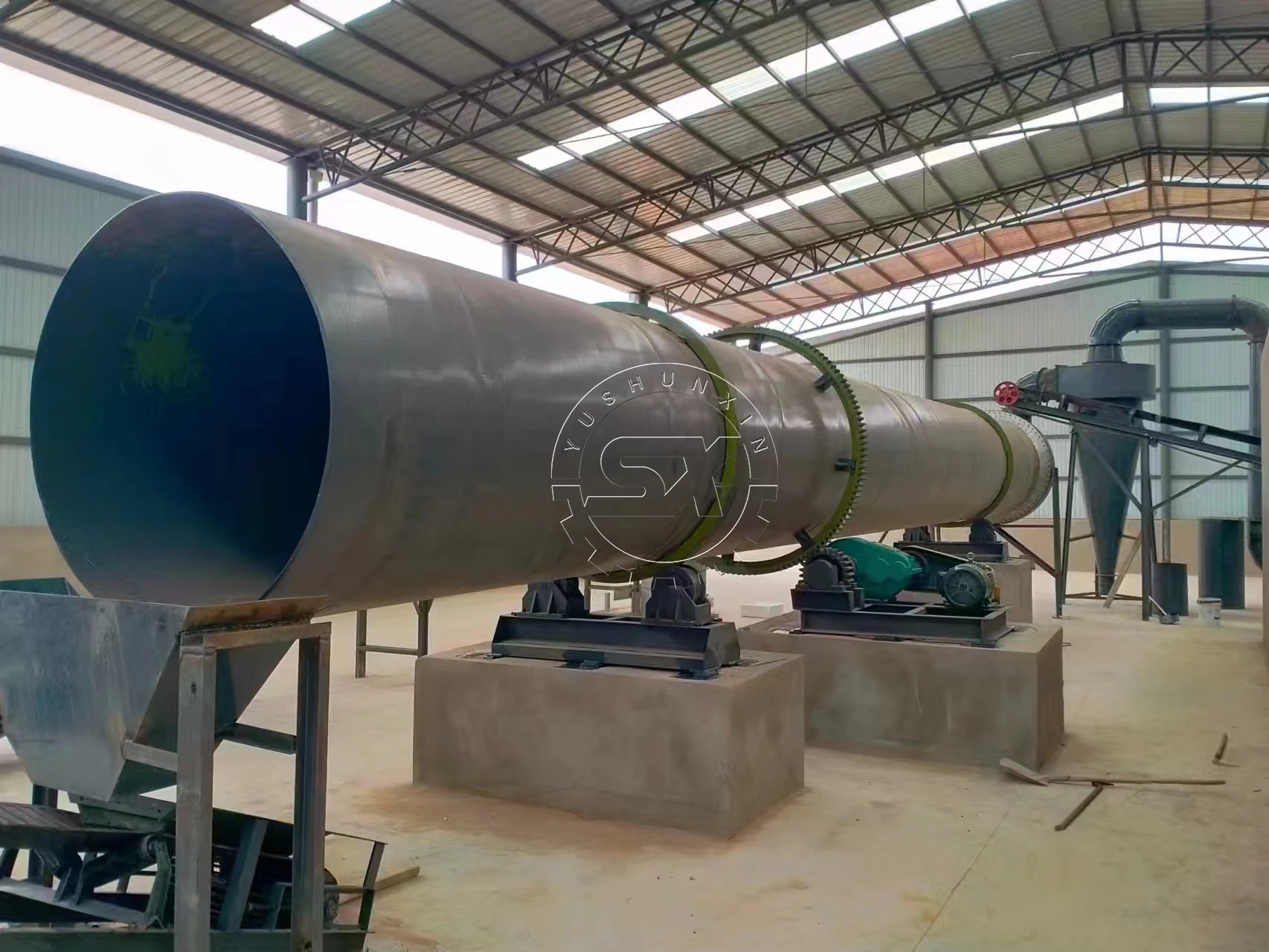 Compound amino acids powder and npk fertilizer production line