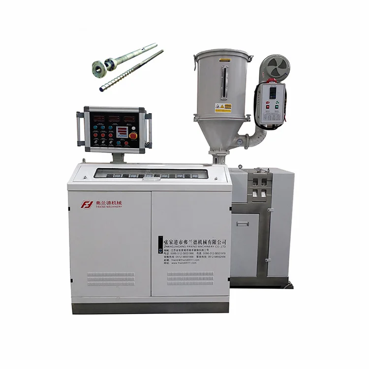 Quality guaranteed PVC flexible/soft pipe/hose profiles SJ35 SJ45 small single screw extruder plastic extrusion machine