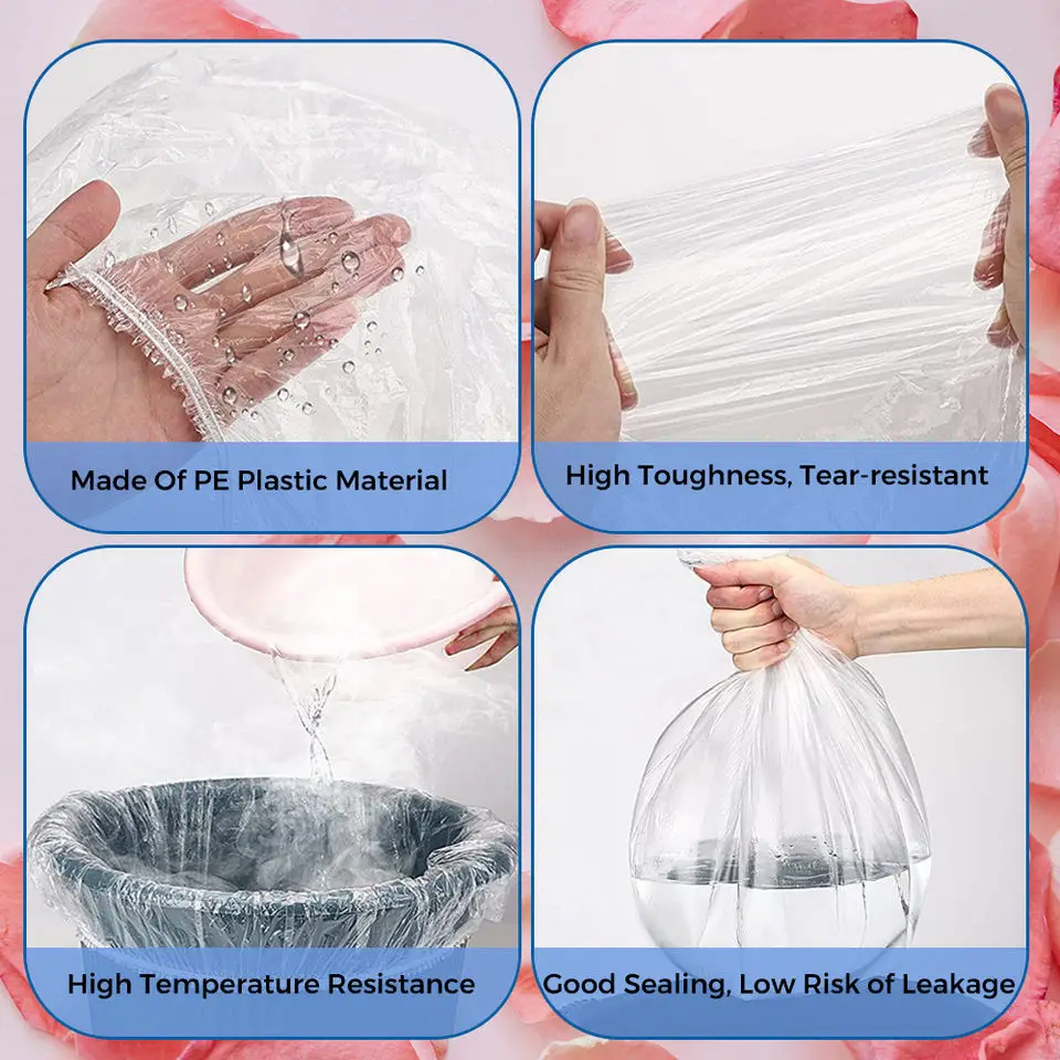 PE Tub Bowl Liners Pedicure Liner Disposable Spa For Pedicure Chair