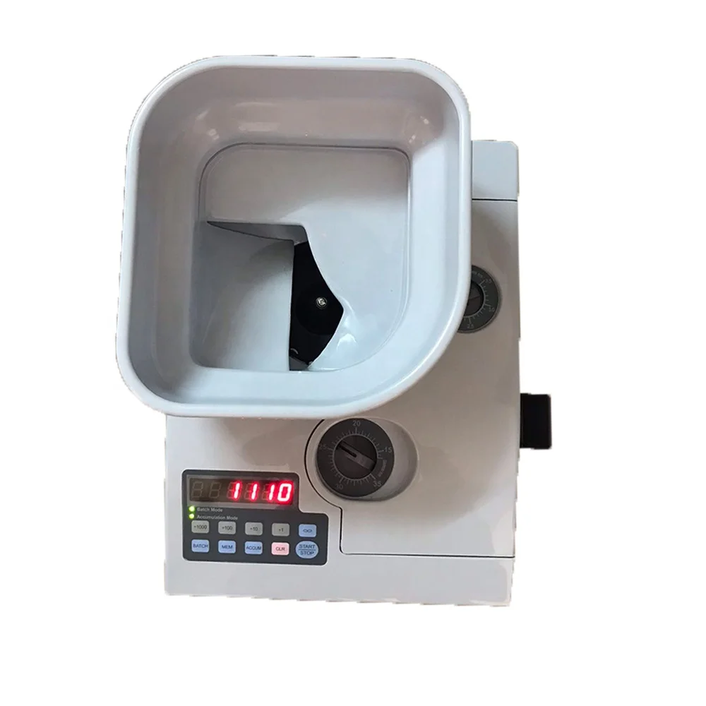 
6 digits display big capacity high speed coin counter and sorter for kids park amusement center 