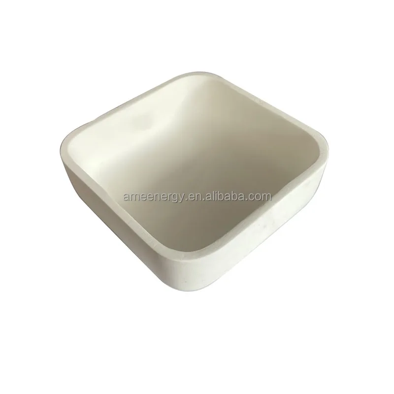 High Hardness Aluminium Oxide Al2O3 Refractory Ceramic Crucible Large Capacity