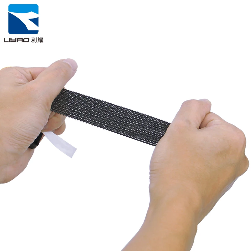 China Manufacturer Custom Size Eco-Friendly Soft Adjustable Bike Strap Cable Tie Elastic Hook And loop Strap